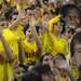 Michigan fans cheer before the start of the Wolverine's home game against Michigan State at Crisler Center on Sunday, March 3, 2013. Melanie Maxwell I AnnArbor.com